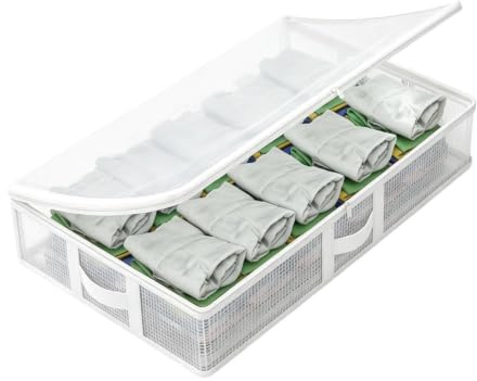 Förvaring under sängen vikbar transparent förpackning låda typ