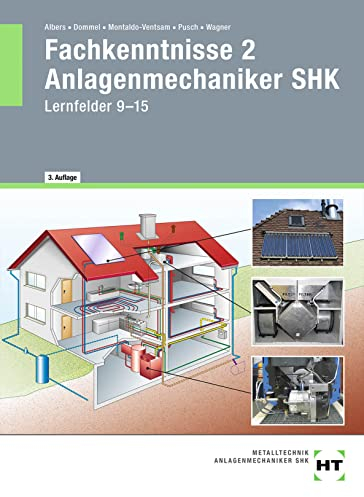 Fachkenntnisse 2 Anlagenmechaniker SHK: Lernfelder 9-15