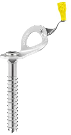 PETZL, Laser Speed, Chiodo Ultra-High Performance Ice With Integrated Handle, Yellow, 13 Cm, Unisex-Adult