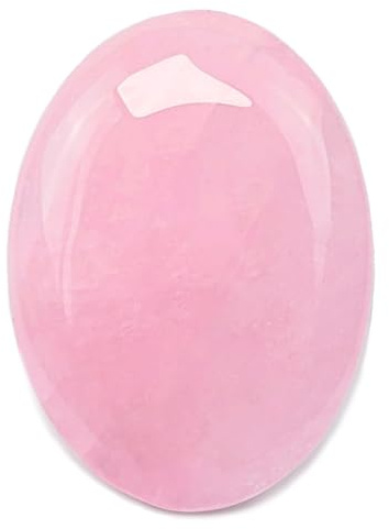 EUSICE - Rosa kvarts natursten – lugn och ömhet småsten – 100 % handgjorda och handgjorda – etisk och högkvalitativ rosa kvarts för litoterapi wellness-meditation yoga. Alla steg