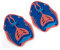 Speedo Unisex Erwachsene Biofuse Power-Paddel | Schwimmtraining | Handpaddel Trainingsausrüstung, Blue Flame/Fluro Tangerine/Poolblu, M