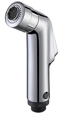 Ksunun Spruzzatore per Bidet Tenuto in Mano 2 Funzioni Doccetta per Bidet Montaggio a Parete Spruzzatore per Pannolini di Stoffa ABS Bagno ​Bidet Rubinetto Spray, Cromo G1 / 2''