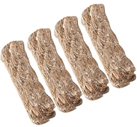 BESPORTBLE 4pcs Portable Fire Starter Jute Rope Wick Jute Cord for Outdoor Hiking Bbq Supplies Camping Fire Starter