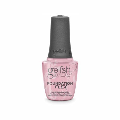 Gelish Foundation Flex Light Nude Soak-Off Rubber Base Nail Gel 15ml