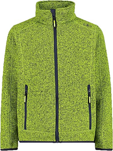 CMP Kinder Knit Tech Jacke, Limegreen-b.Blue, 128