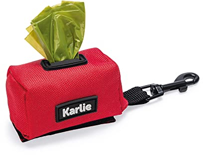 Karlie Kotbeutelspender, Hund, Nylon, Rot, 7,5x3,5x4 cm