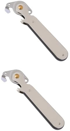 ABOOFAN 2 Pz Apribottiglie multifunzionale apriscatole apribottiglie manuale perforatore per lattine in acciaio inossidabile Farfalla apri bottiglia punzonatrice