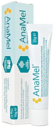 AnaMel Honigsalbe – bei Analbeschwerden wie Wundflecken, Windelausschlag, Analekzemsalbe, Analjucken und Analfissuren