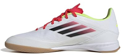 adidas Unisex - Adulto F50 League Football Boots Indoor, Cloud White/Core Black/Solar Yellow, 42 EU