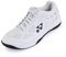 YONEX Strider Ray Kinder- & Erwachsenengrößen Badmintonschuhe mit Power Cushion Dämpfung, schmale Passform Weiß/Schwarz (Weiß/Schwarz, EU Schuhgrößensystem, Jugendliche, Numerisch, Schmal, 42)