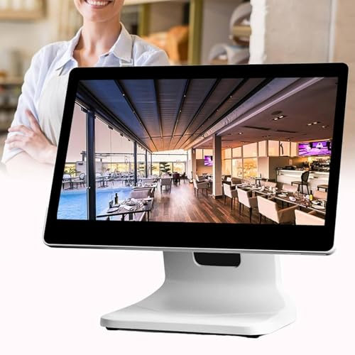 15,6 pekskärm, allt-i-ett kassaregister, POS-system CPU N2930, 4/8 gb RAM, 64 gb Ssd, smart kassaregister, för detaljhandel, catering, gästfrihet 1366 x 768 upplösning,8GB