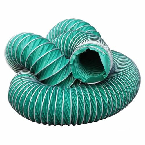 Tuyau de Ventilation Conduit De Ventilation Flexible Pour Atelier Et Garage, 75 80 100 125 150 200 300 400 500 600 700 800 900 1000 MM, Avec 2 Colliers Serrage, Tuyau D'extraction Poussière(Dia 160mm,