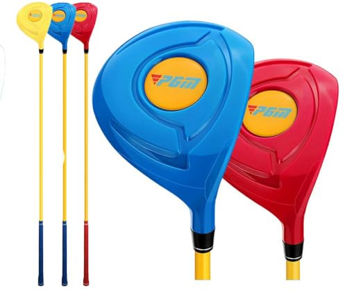 Barn högerhänt 1# träkolsskaft golfdriver för pojkar och flickor Fairway Woods golfklubb trä (ålder 2–3, blå)