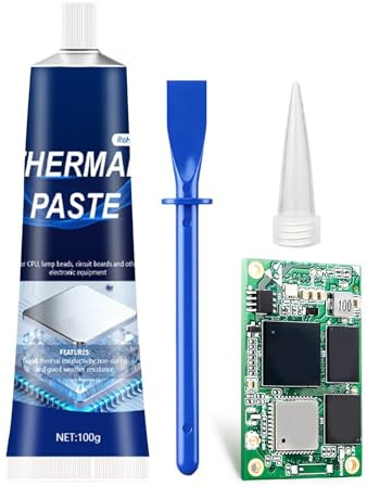 Värmesänkspasta Silikon Värmeledande Pasta | Multifunktionell kylpasta För CPU, Bärbara Datorer, Stationära Datorer, Elektronisk Utrustning, Hushåll, Industri, Verkstad,