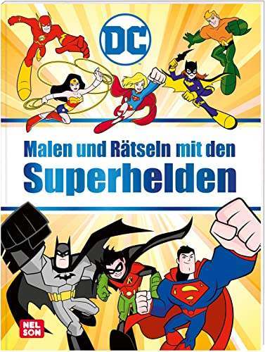 DC Superhelden: Malen und Rätseln mit den Superhelden: Labyrinthe, Suchbilder und Malaufgaben | für Kinder ab 4 Jahren (DC Universum)