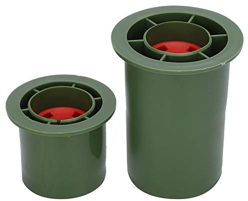 2 pièces leurre appât Faire, Portable PE leurre appât Outil Boule Fabricant Dispositif Accessoire de pêche Vert