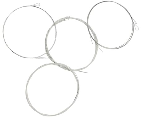 Vaguelly Mandolin Strings Set 8-string Steel with Silver Plating Copper Alloy for Mandolin Enhance Tonal Quality and Portable