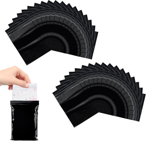 Sanitary Bag,100PCS Black Sanitary Bags,Sanitary Disposal Bags,Sanitary Napkin Sanitary Bags,Sanitary Pad Disposal Bags,Tampon Disposal Bags,Period Bag for Disposing for Tampons,Sanitary Pads & Liners