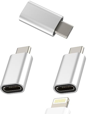 Adattatore Ricarica Lightning Femmina A USB C Maschio (3 Pack)Cavo Jack Tipo C Accessori IPhone Adapter Per Apple Caricabatterie Connettore Spinotto Type-c Compatibile Per Samsung Adattatori 092-L-tp