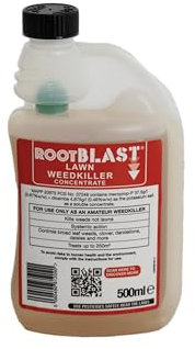 Rootblast | Lawn Weedkiller - Extra Strong Formula with 7.2g/L - Targets Annual and Deep-Rooted Perennial Weeds for Long-Lasting Weed Control 500ml