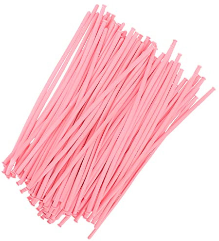 Milisten 100pezzi Palloncini Lunghi Trasparenti in Lattice Palloncini Modellabili Da Te Per Decorazioni Compleanni e Eventi All Chiuso
