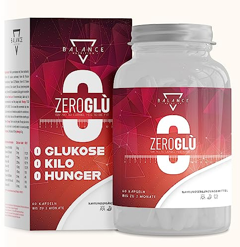 ZEROGLÙ (DIETA DETOX DRENANTE INCLUIDA) - 60 Cápsulas | Quemagrasas Potente para Adelgazar | Reduce la acumulación de Azúcares para el Control de Peso, con Frijol y Piperina BIOPERINE®