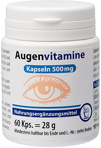 Pharma-Peter AUGENVITAMINE Kapseln, Nahrung für Ihre Augen, 60 Stück