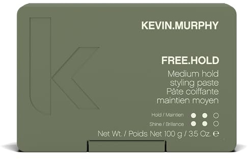 KEVIN.MURPHY FREE.HOLD - Hair Styling Paste - For All Types - Medium Hold - Hair Breakage Prevention - Styling Product - Paraben Free Hair Care - 100 g / 3.5 oz