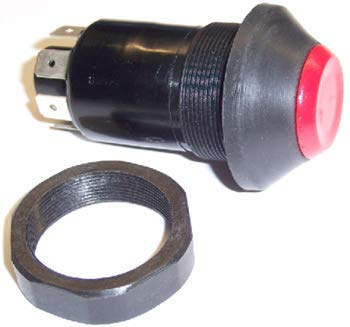 Interruttore a pressione senza blocco pulsante:  albero di alimentazione da  Articolo n.: KM 10 04 0100 Case New Holland n.: 1-40-258-064 dado di fissaggio SW 36 (incluso nella confezione)