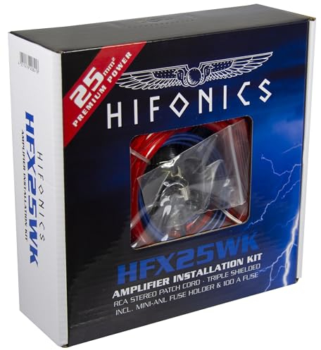 Hifonics HFX25WK - 25mm² Premium Verstärker-Anschluss-Set Kabelset