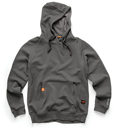 Scruffs Mens Eco Worker Hoodie, Graphite, M UK