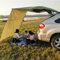 DAZZLEEX Auto Vorzelt Heckklappe,Das wasserdichte Auto-Campingzelt/Angelzelt Mit Sonnenschutz Ist FüR Verschiedene SUV-Modelle Im Freien, Camping, Angeln, Strand Geeign 300 X 200cm