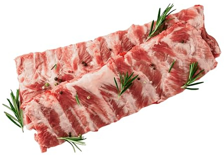 New York Steak & Seafood Baby Back Pork Ribs - 2 Pound Extra Large Uncooked Pork Ribs - Perfect for Outdoor BBQ, Grill, Oven (2 Racks)