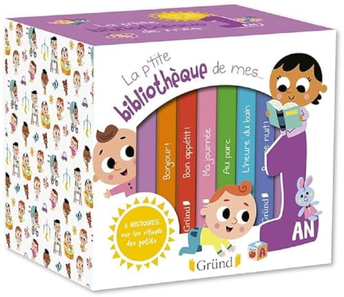 La petite bibliothèque de mes 1 an Coffret avec 6 livres tout-carton À partir de 1 an