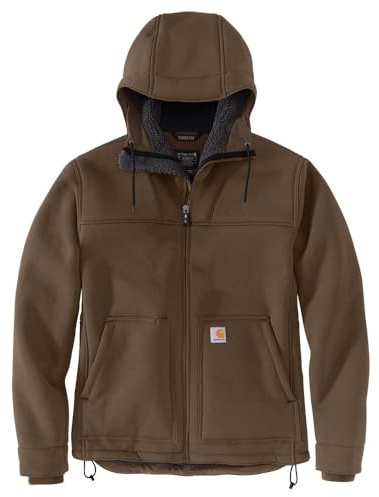 Carhartt Super Dux Relaxed Fit Sherpa Lined Active Jac, Giacca Active Uomo, Coffee, XXL