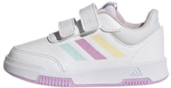 adidas Tensaur Hook and Loop Shoes Laufschuhe, White/Almost Blue/Bliss Lilac, 29 EU