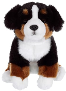 GIPSY Toys 071125 Sitting Dog 25 cm Bernese Mountain Dog Cuddly Toy for Children Available in 8 Different Models, Berner Sennenhund