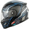 Motorradhelm Motorrad Mit Bluetooth Klapphelm ECE/DOT Zertifiziert Sturzhelm Rollerhelm Integralhelm Mit Doppelvisier Motocross Helm Flip Vollvisierhelm Für Herren Damen 5,L:59-60CM