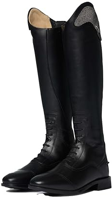 LeMieux Junior Interchangeable Riding Boot - Childrens Long Leather Horse Riding Boot - Tall Height Calf