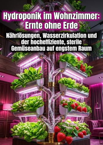 Hydroponik im Wohnzimmer: Ernte ohne Erde: Nährlösungen, Wasserzirkulation und der hocheffiziente, sterile Gemüseanbau auf engstem Raum