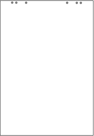 Flipchartblock, weiss, recycling, 80 g/qm, blanko/blanko, 20 Blatt, 5 St.