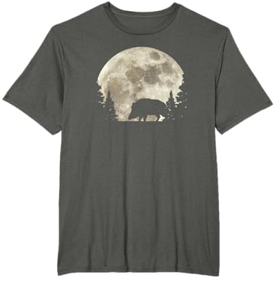 T-Shirt Chasse pour Homme Sanglier Cadeau Chasse Hommes T-Shirt