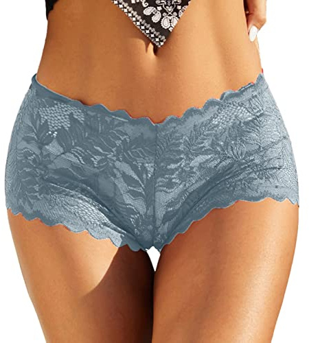 Générique sans Couture Lingerie Femme Lot Coton Shorty String Haute Taille Haute Sexy Culotte Boxer sans Complexe Tanga Chic