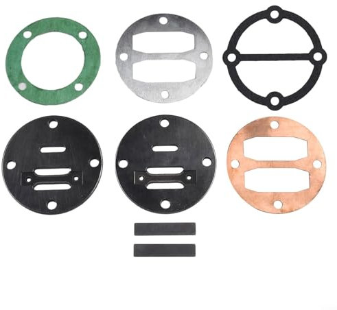 Válvulas de metal de repuesto de componentes de culata diseñadas específicamente para compresores de pistón, con una distancia de 46 mm entre agujeros