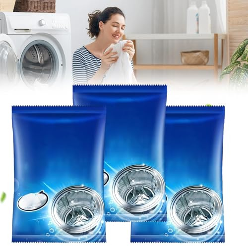 Waschmaschinenreiniger, 2026 Neu Tabletten für die Pflege und Tiefenreinigung von Waschmaschine, Geschirrspültabs Dishwasher Tablets für Waschmaschine Hygiene Reinigung (3)