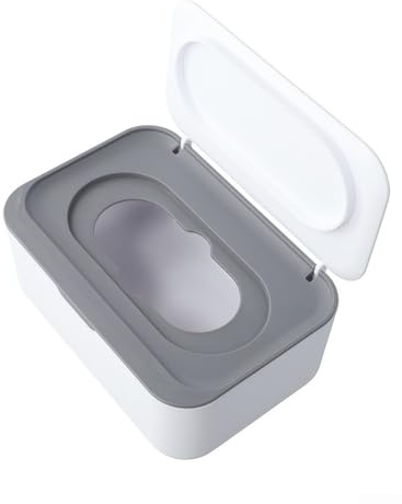 CashMuch Porte-lingettes pour bébé facile à nettoyer - Boîte à lingettes humides - Porte-lingettes pour bébé - Joint efficace - Design élégant