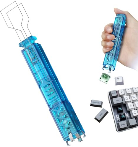 Générique Tiratutto per tastiera | Estrattore di cappucci di tasti antiscivolo 2 funzioni in 1,Tire-keycaps,per la manutenzione delle tastiere meccaniche di gioco hot-swappable