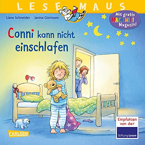LESEMAUS 78: Conni kann nicht einschlafen: Gutenacht-Bilderbuchgeschichte für Kinder ab 3 (78)