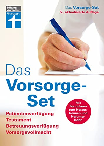 Das Vorsorge-Set - Der Ratgeber - aktualisierte Auflage 2021 - Mit Formularen und Ausfüllhilfen: Patientenverfügung, Testament, Betreuungsverfügung, Vorsorgevollmacht