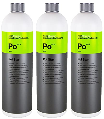 Koch Chemie 3x Po Pol Star - Detergente per tessuti e pelle, detergente per alcantara, 1 l